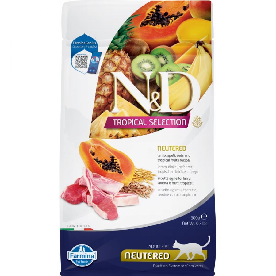 Farmina N&D Tropical Selection Neutered agnello 300 gr Farmina N&D Tropical Selection Neutered agnello 300 gr